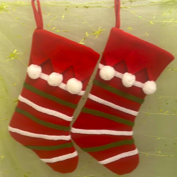 Hobby Lobby Holiday Hobby Lobby Pair Of Red Felt Stockings Balls